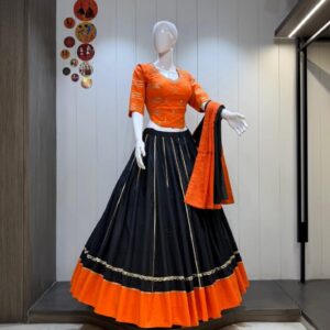 Royal Mirror Work Chaniya Choli