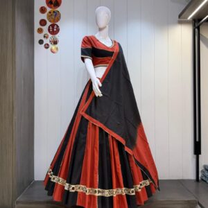 Elegant Embroidered Chaniya Choli