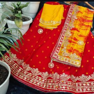 Ethnic Orange Lehenga Chaniya Choli