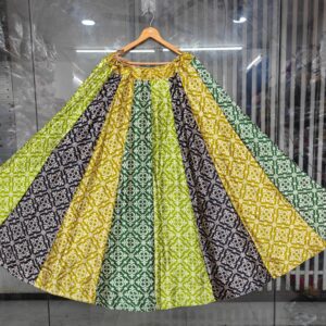 Embroidered Orange Chaniya Choli Set