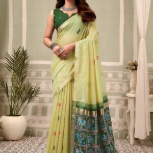 Women's Chiffon Floral Saree