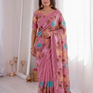 Women's Cotton Printed Saree