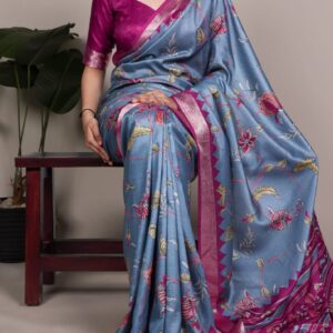 Women's Linen Saree