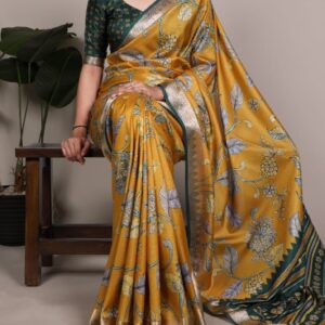 Women's Linen Saree