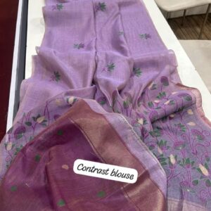 Women's Linen Saree