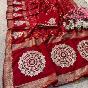 Women's Linen Saree